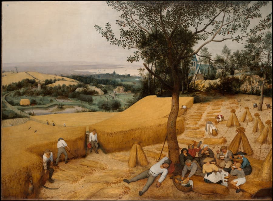 The Harvesters, Pieter Bruegel the Elder, 1565