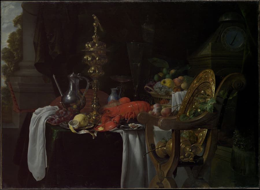 Still Life: A Banqueting Scene, Jan Davidsz de Heem, ca. 1640-41