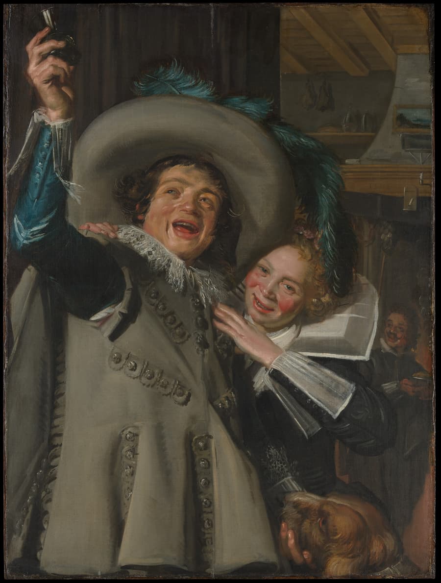 Young Man and Woman in an Inn, Frans Hals, 1623