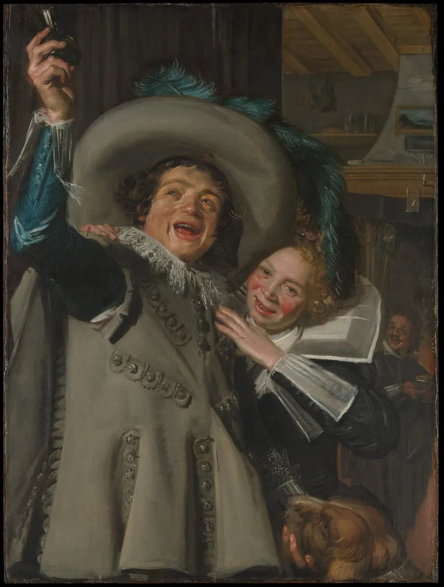 Young Man and Woman in an Inn, Frans Hals, 1623